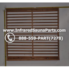 WOOD BACKRESTS - HEMLOCK WOOD BACKREST ( 39.5" x 39" ) 3