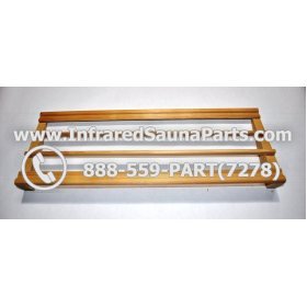 WOOD MAGAZINE HOLDERS - HEMLOCK WOOD MAGAZINE RACK ( 19" x 7" ) 1