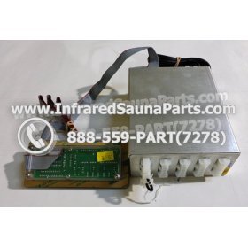 COMPLETE CONTROL POWER BOX WITH CONTROL PANEL - COMPLETE CONTROL POWER BOX  SUNETTE INFRARED SAUNA WITH CONTROL PANEL 13