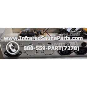 COMPLETE CONTROL POWER BOX WITH CONTROL PANEL - COMPLETE CONTROL POWER BOX CAL SAUNA INFRARED SAUNA STYLE 1 WITH ONE CONTROL PANEL 15