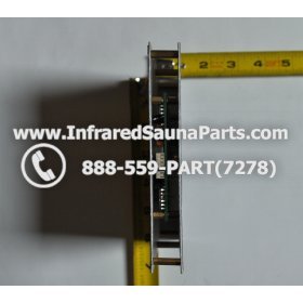 CIRCUIT BOARDS WITH  FACE PLATES - CIRCUIT BOARD WITH FACE PLATE  HEATWAVE INFRARED SAUNA  MANUAL ON OFF SWITCH DUAL SIDE 8