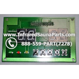 CIRCUIT BOARDS WITH  FACE PLATES - CIRCUIT BOARD WITH FACEPLATE ZENAWAKENING INFRARED SAUNA 06S10196 5