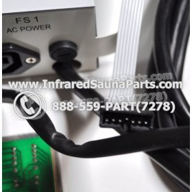 COMPLETE CONTROL POWER BOX WITH CONTROL PANEL - COMPLETE CONTROL POWER BOX LONGEVITY INFRARED SAUNA STYLE 1 WITH TWO CONTROL PANELS 5