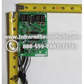 CIRCUIT BOARDS / TOUCH PADS - CIRCUIT BOARD TOUCHPAD FOR ICONO SAUNA USA INFRARED SAUNA MAIN 5