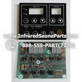 CIRCUIT BOARDS WITH  FACE PLATES - CIRCUIT BOARD WITH FACEPLATE E 156482 9 BUTTONS 1