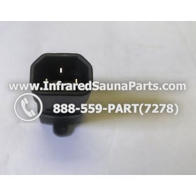 CORD END CONNECTORS - CORD END CONNECTORS IEC C14 3 PRONG PLUG TO NEMA 5-15 3 PRONG USA RECEPTACLE 7