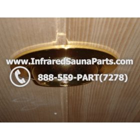 COMPLETE LIGHT ASSEMBLY 110V / 120V - COMPLETE LIGHT ASSEMBLY IN GOLD FINISH WITH BULB 110V / 120V 4