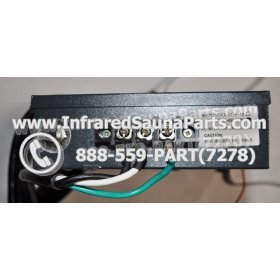 COMPLETE CONTROL POWER BOX 220V / 240V - COMPLETE CONTROL POWER BOX 220V / 240V WITH 7 CIRCUIT BOARD PINS  6 FEMALE PLUGS SAUNAGEN INFRARED SAUNA 21