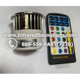 CHROMOTHERAPY - CHROMOTHERAPY MR 16 5 W MLC116-12-F WITH REMOTE 4