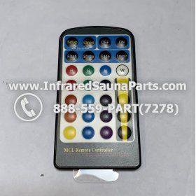 REMOTE CONTROLS - REMOTE CONTROL FOR CHROMOTHERAPY MR 16 5 W MLC116-12-F 1