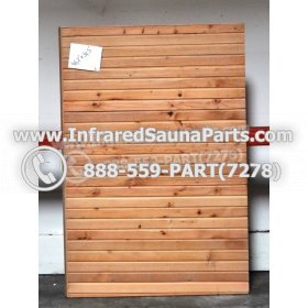 WOOD SAUNA WALLS - HEMLOCK WOOD SAUNA PANEL ( 46.2" x 31.5" ) L 1