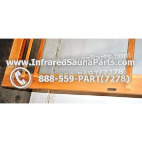 WOOD SAUNA WALLS - HEMLOCK WOOD SAUNA PANEL + DOOR ( 35.5" x 69.5" ) 8