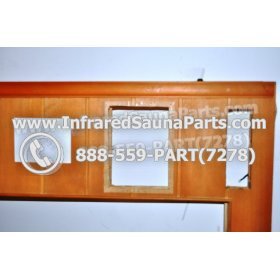 WOOD SAUNA WALLS - HEMLOCK WOOD SAUNA PANEL + DOOR ( 35.5" x 69.5" ) 9
