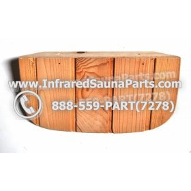 WOOD SHELVES + CUP HOLDERS - HEMLOCK WOOD CUP HOLDER STYLE 3 9