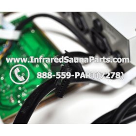 COMPLETE CONTROL POWER BOX WITH CONTROL PANEL - COMPLETE CONTROL POWER BOX IRONMAN INFRARED SAUNA STYLE 1 WITH TWO CONTROL PANELS 4