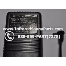 IONIZER WIRING - IONIZER WIRING - 12v AC ADAPTER STYLE 2 MODEL NV-S1215A 12V 9