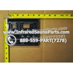 FACE PLATES - FACEPLATE FOR CIRCUIT BOARD SRZHX001 MASTERSAUNA 10 BUTTONS 2