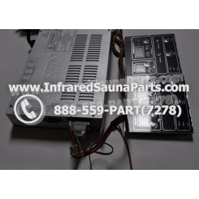 COMPLETE CONTROL POWER BOX WITH CONTROL PANEL - COMPLETE CONTROL POWER BOX GAIA INFRARED SAUNA STYLE 3 WITH TWO CONTROL PANELS 2