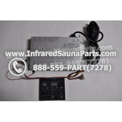 COMPLETE CONTROL POWER BOX WITH CONTROL PANEL - COMPLETE CONTROL POWER BOX LONGEVITY INFRARED SAUNA STYLE 3 WITH ONE CONTROL PANEL 1