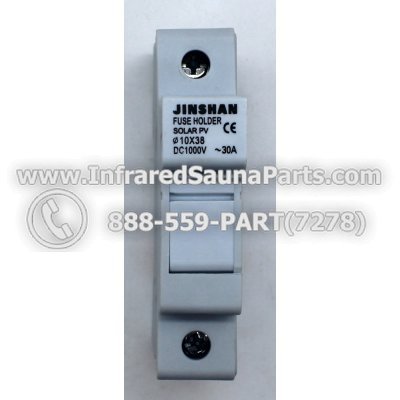 FUSE BLOCKS - FUSE BLOCK JINSHAN SOLAR PV 10X38 DC 1000V 30A 1