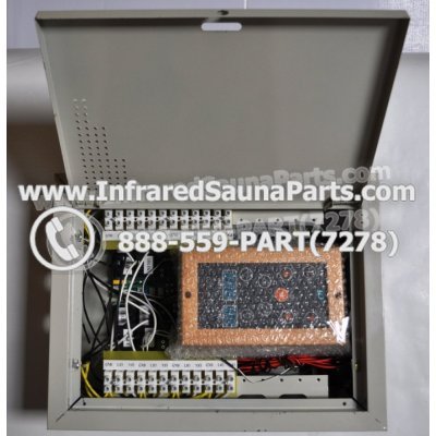 COMPLETE CONTROL POWER BOX WITH CONTROL PANEL - COMPLETE CONTROL POWER BOX 110V / 120V 9600 WATTS WITH COMPLETE WIRING HARNESS WITH ONE CONTROL PANEL 1