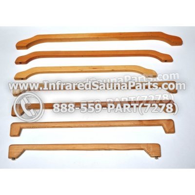 WOOD HANDLES + TOWEL HANDLES - HEMLOCK WOOD TOWEL HANDLE ( 23" x 1.75" ) 1