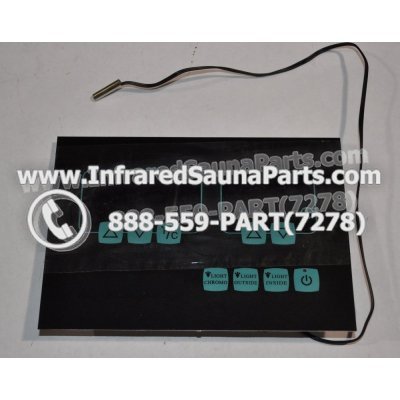 CIRCUIT BOARDS WITH  FACE PLATES - CIRCUIT BOARD WITH FACE PLATE SAUNAS TODAY INFRARED SAUNA X106153 AND THERMO WIRE 1